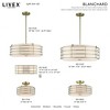 Livex Lighting Blanchard 4 - Light Pendant in  Antique Brass - 3 of 4