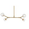 Elegant Lighting Zayne 4 Light Pendant in Gold - 3 of 4