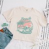 Simply Sage Market Women's Beach Bum Vintage Car Short Sleeve Relaxed Fit Cropped Tee - 3 of 3