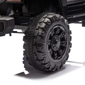 Racxily Dual Drive Kids Ride On Electric Car for 2-4 Years with, Bluetooth, Four-Wheel Suspensionwith LED Headlights, USB Music & Remote Control - 1 of 4