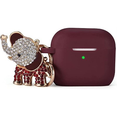 Worryfree Gadgets Case Compatible With Airpods 3 Case Generation 3 Bling  Rhinestone Cover For Women Girls Tpu Protective Case - Bling Wine Red :  Target