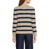 Lands' End Women's Cotton Drifter Crew Cable Pullover Sweater - 2 of 3