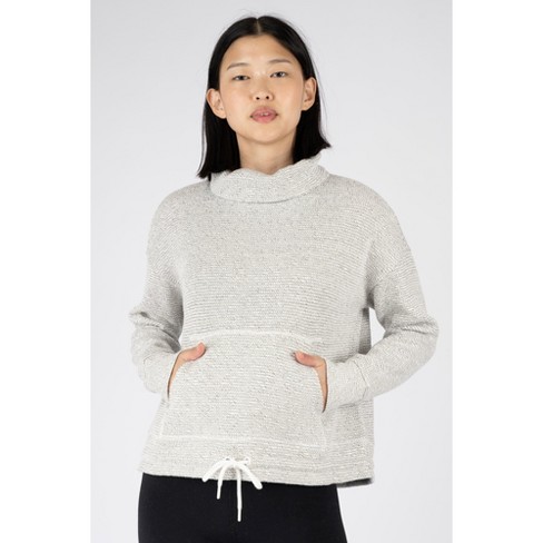 90 Degree By Reflex Womens Boucle Texture Eva Sweatshirt - Egret - Large :  Target