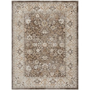 Hazel HZL502 Power Loomed Indoor Accent Rug - Brown/Ivory - 4'x6' - Safavieh - 1 of 4