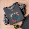 Simply Sage Market S.W.Smiley American Smile Lightweight Garment Dyed Sweatshirt - 3 of 4