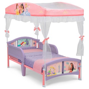 Delta Children Princess Toddler Canopy Bed - 1 of 4