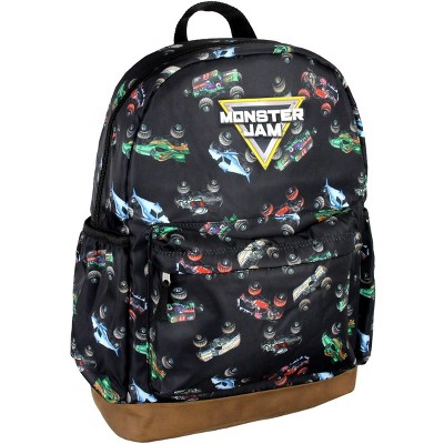 Monster truck shop backpack and lunchbox