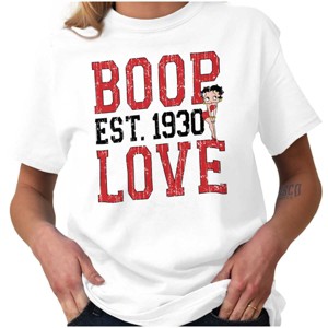 Vintage Cartoon Betty Boop Love 1930 Womens Graphic T Shirt Tees Brisco Brands - 1 of 1