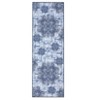 Vintage Machine Washable Area Rug Non Slip Soft Low Pile Rug Distressed Printed Rug Stain Resistant Non Shedding Ultra Thin Carpet - 4 of 4