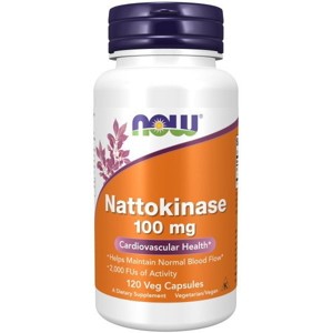 Nattokinase 100 mg by Now Foods  -  120 VegCap - 1 of 3