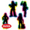 Beistle 60's Hippie Silhouettes by Beistle, 15.75" x 7"-8.75", (8/Pkg) Multicolored - 4 of 4