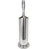 Home Mart Goods Chrome Stainless Steel Toilet Brush Set with Holder - 16" Tall - 4 of 4