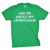 Mens Ask Me About My sprite T Shirt Funny Saint St Patricks Day Sarcastic - Crazy Dog Men's T Shirt - 2 of 4