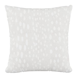 Polyester Square Pillow In Linen - Skyline Furniture - 1 of 4