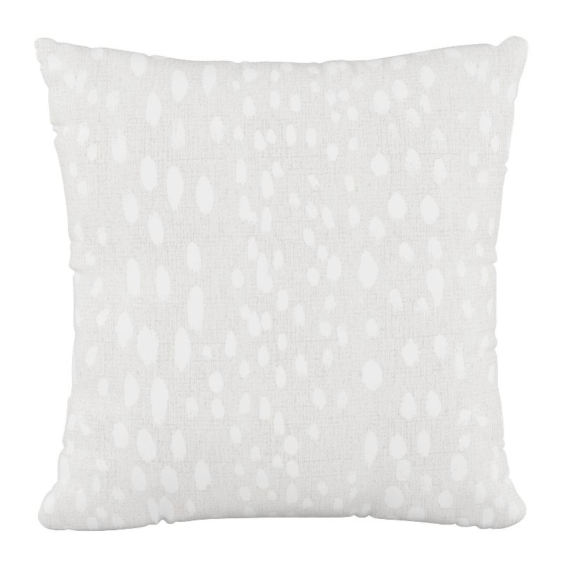 Polyester Square Pillow In Linen - Skyline Furniture, 1 of 7