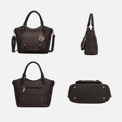 MKF Collection Fula Signature Women’s Satchel Bag – Vegan Leather, Top Zip Closure, Shoulder Strap by Mia K — фото 6