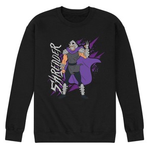 Men's - Teenage Mutant Ninja Turtles - Shredder Slash Graphic Fleece Sweatshirt - 1 of 4