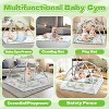 Skirfy 5-in-1 Baby Gym & Play Mat, Tummy Time Toys with Sensory Toys & 18 Balls for Newborns and Infants 0-12 Months - 3 of 4