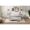 ORRD Queen Size Wood Platform Bed Frame,Retro Style Platform Bed with Wooden Slat Support,Black - 4 of 4