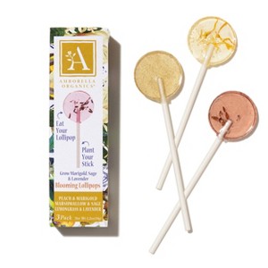 Amborella Organics Seed-Bearing Lollipop Beneficial Bee & Butterfly: Attract Pollinators, Grow Herbs/Flowers - 1 of 4