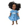 Doll Clothes Superstore Handmade Heart Print Dress Fits 18 Inch Girl Dolls Like Our Generation American Girl My Life Dolls - 3 of 4