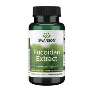 Swanson Maximum Strength Fucoidan Extract – Vegetarian Capsules [500 mg, 60 Count] - 1 of 4