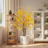 GustoWave Artificial Maple Tree,Large Artificial Maple Tree in Pot with Planting Vessel,Large Maple Maple Tree Artificial Plant Autumn Horn Decor - 3 of 4