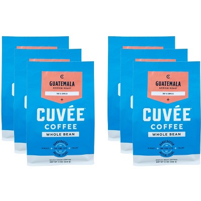 Cuvee Coffee Whole Bean Guatemala - Case of 6 - 12 oz