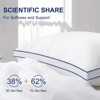 Itopfox Plush Soft Supportive Bed Pillows, Down Alternative Queen Pillow for Side and Back Sleeper, Pillow for Sleeping 2 Pack, Machine Washable - 4 of 4
