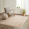 Yukimo 71" Super Soft Polyester Shag Area Rug, 5x7 Feet Cream Plush Rug, High Pile Machine Woven Carpet, Non-Slip Backing - 3 of 4