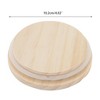 Unique Bargains Lightweight Hole-Free Cup Cover Wood Tone 1Pc - 2 of 4