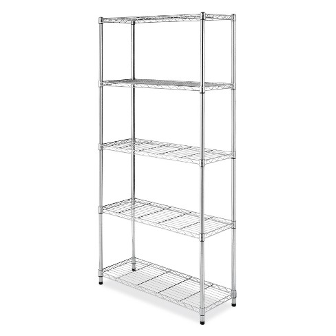 Whitmor 3-Tier Supreme Small Chrome Shelves