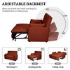 NicBex Convertible Sofa Bed Couch with Adjustable Back & Pillows,Oversized Upholstered Sleeper Sofa for Living Room,Bedroom - 4 of 4