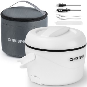 CHEFSPOT 37-Ounce Electric Lunch Box Portable Food Warmer for Car and Home - 1 of 4