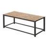 42" Tile Top & Metal Rectangular Coffee Table with Sturdy Base and Transitional Design for Living Room or Accent Use - 2 of 4