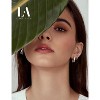 9 Pairs 14K Gold Plated Hoop Earrings: Hypoallergenic Stainless Steel Stacking Set for Cartilage - 3 of 4