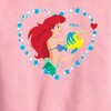 Boys' - Disney - Ariel Heart Graphic Long Sleeve Fleece Sweatshirt - 2 of 3