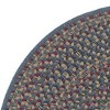 Colonial Mills Rustic Braided Kitchen Slice Area Rug - Federal Blue 1'6"x2'6" slice Area Rug - Set of 2 - 3 of 3