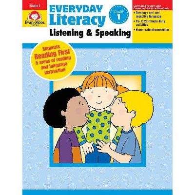 Everyday Lit Listen & Speak, G 1 T.E. - (Everyday Literacy Listening and Speaking) by  Evan-Moor Educational Publishers (Paperback)