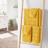 6pk Quick Dry Bath Towel Set Yellow - Cannon