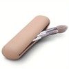 Paaaawaters 4pcs Travel Makeup Brush Holder,Silicon Trendy And Portable Cosmetic Face Brushes Holder,Soft And Sleek Makeup - 3 of 4