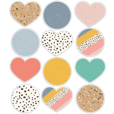 Carson Dellosa Education Jumbo Hearts & Dots Cutouts (12 cut -outs)
