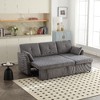 CAVINAS Modular L-Shaped Sofa, Modular 3 Seater Sofa with Reversible Chaise Lounge, Sofa Bed, Sleeper Sofa, Sofa Combination with Storage Seats - 3 of 4