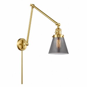 Cone - 1 Light Swing Arm Wall Sconce In Industrial Style-30 Inches Tall and 8 Inches Wide - 1 of 1