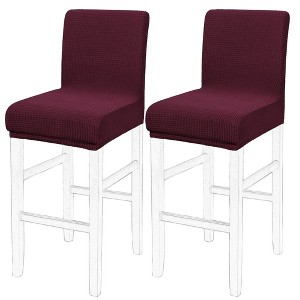 PiccoCasa Stretch Bar Pub Counter Height Side Chair Covers - 1 of 4