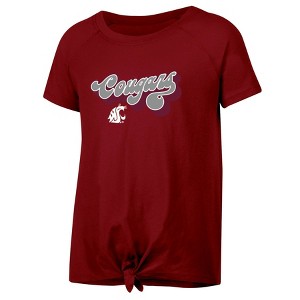 NCAA Washington State Cougars Girls' Knot T-Shirt - 1 of 3