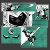 Men's Marvel Moon Knight Panels Pull Over Hoodie - 2 of 4