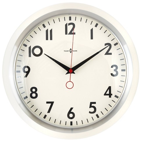 14" Schoolhouse Clock - Threshold™ - image 1 of 2