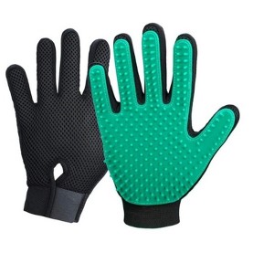 Bellura Pet - Gloves for Pet Hair Removal - Green - 1 of 4