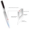 imarku Sushi Knife Japanese, 10 inch Yanagiba Knife, Professional Fish Knife Single Bevel for Fish Filleting, Slicing with Ergonomic Pakkawood Handle - 4 of 4